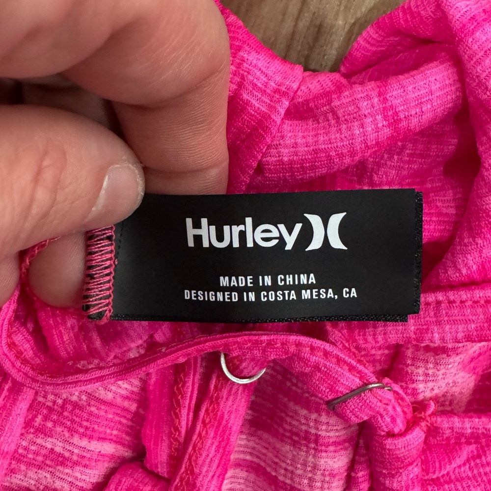 Hurley Jungle Walk Mini Dress – Hot Pink Tropical – NWOT - Picture 6 of 11